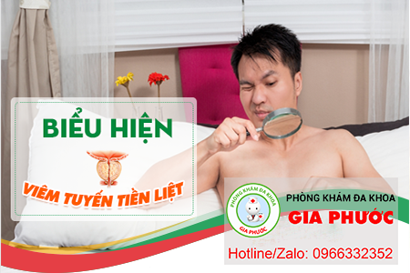cac trieu chung cua viem tuyen tien liet