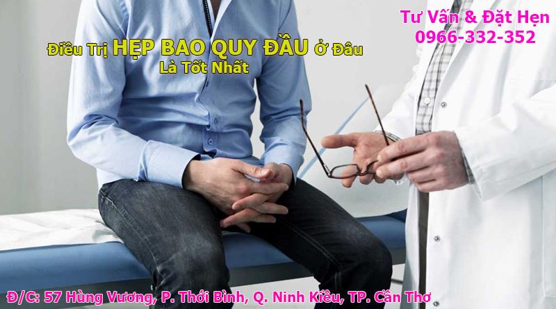 Điều trị hẹp bao quy đầu ở đâu tốt?