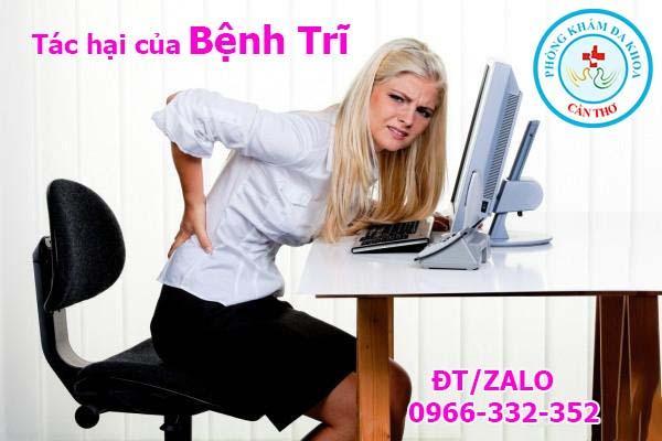 tác hại của trĩ ngoại