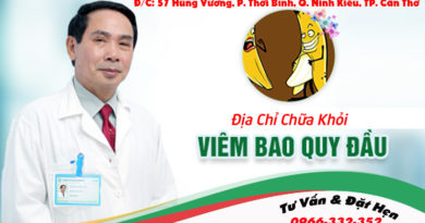 địa chỉ điều trị viêm bao quy đầu