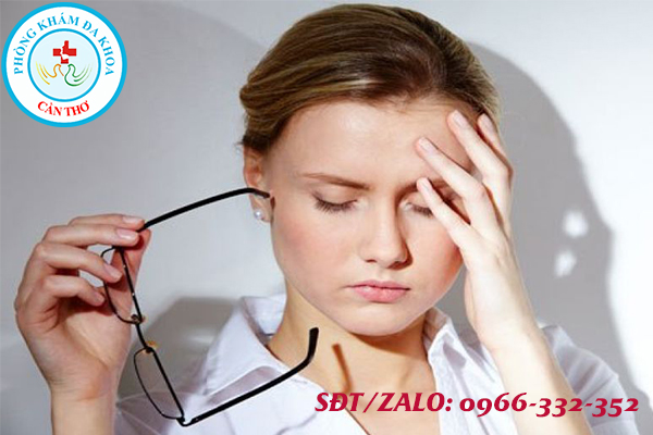 chóng mặt, nhức đầu 