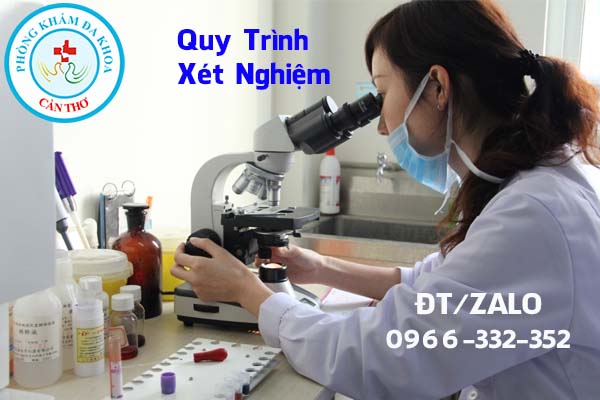 quy trình làm xét nghiệm